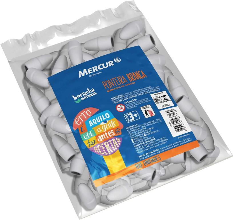 BORRACHA PONTEIRA MERCUR 100UND