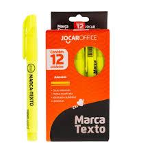 MARCA TEXTO 12UND AMARELO