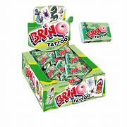 CHICLE BRINQ TATTOO 100UND HORTELA