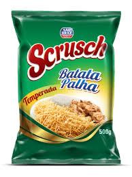 BATATA SCRUSH PALHA 500G TEMPERADA - 3186