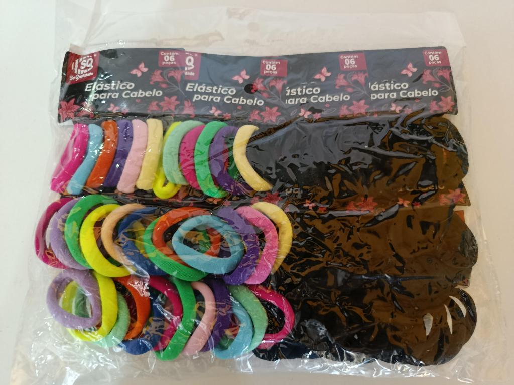 ELASTICO P/CABELO SQ 12X6UND