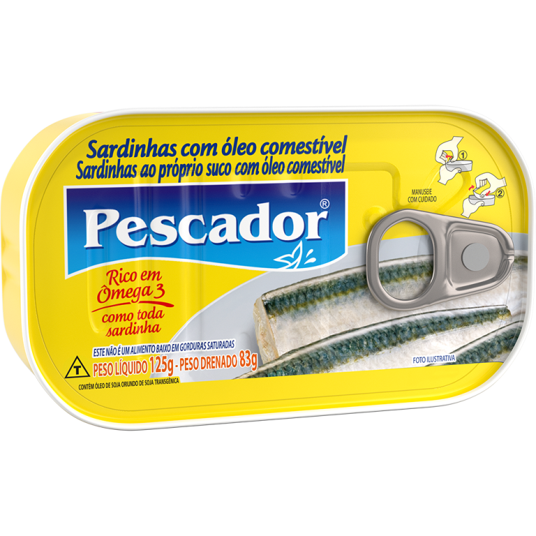 SARDINHA PESCADOR OLEO 125G - 3453