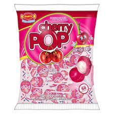 PIRULITO CHERRY POP 50UND CEREJA - 0036