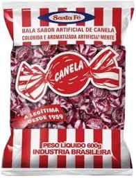 BALA SANTA FE 600G CANELA - 10157