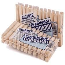PRENDEDOR PRENDE TUDO MADEIRA 12UND GIGANTE - 3225