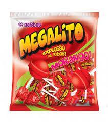 PIRULITO MEGALITO 50UND MORANGO - 2814