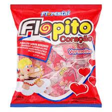 PIRULITO CORAÇAO FLORESTAL 500G VERMELHO - 2357