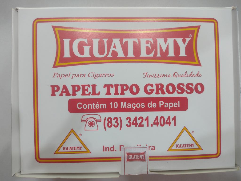 PAPEL CIGARRO IGUATEMY 10UND GROSSO*