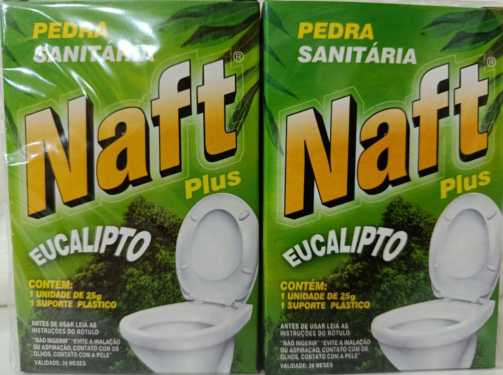 PEDRA SANITARIA NAFT 6X25G EUCALIPTO