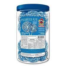 PIRULITO PSICODELICO GIGANTE 30UND AZUL
