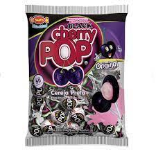 PIRULITO CHERRY POP 50UND BLACK - 0037