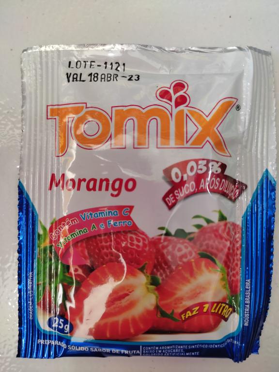 REFRESCO TOMIX 15X25G MORANGO