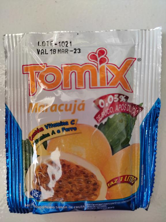 REFRESCO TOMIX 15X25G MARACUJA - 0213