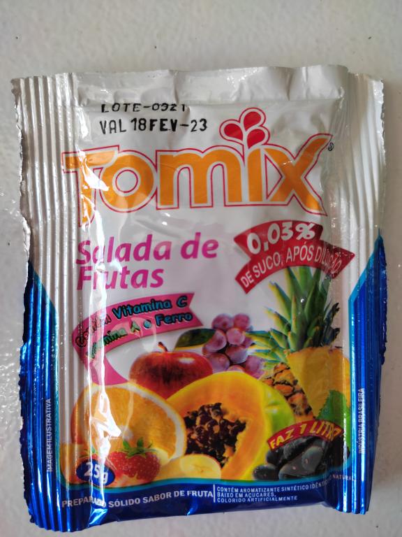 REFRESCO TOMIX 15X25G SALADA DE FRUTAS - 0219