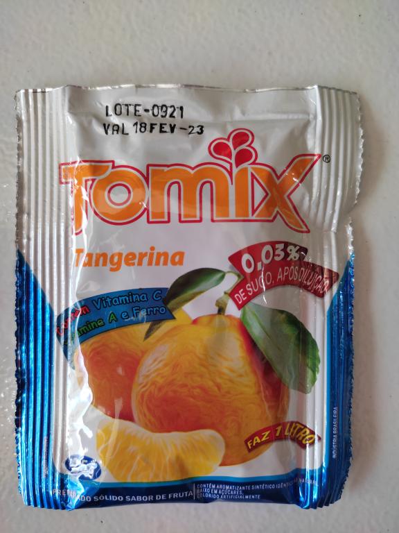 REFRESCO TOMIX 15X25G TANGERINA - 0612