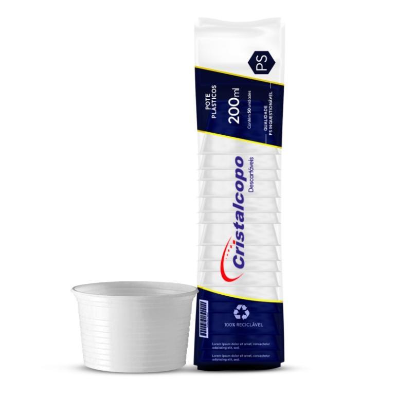 POTE CRISTALCOPO 50UND T-200