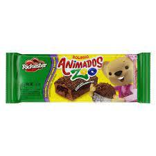 BOLINHO ANIMADOS ZOO 12X40G BRIGADEIRO/CHOCOLATE - 306