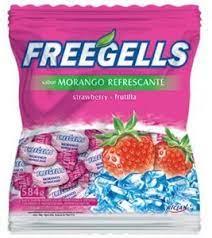 BALA FREEGELLS 584G MORANGO - 2936