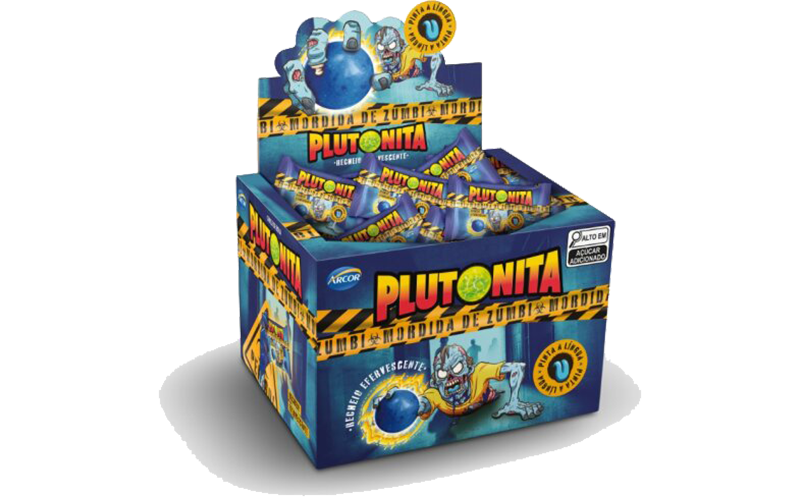 CHICLE PLUTONITA 180G MORDIDA DE ZUMBI