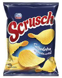 BATATA SCRUSCH WAVE 50G NATURAL - 0494