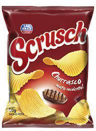 BATATA SCRUSCH WAVE 40G CHURRASCO - 10148