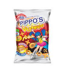 SALGADINHO PIPPOS 60G BACON - 0548