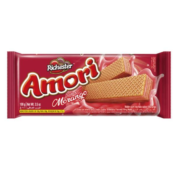 WAFER RICHESTER 30X80G MORANGO -3181