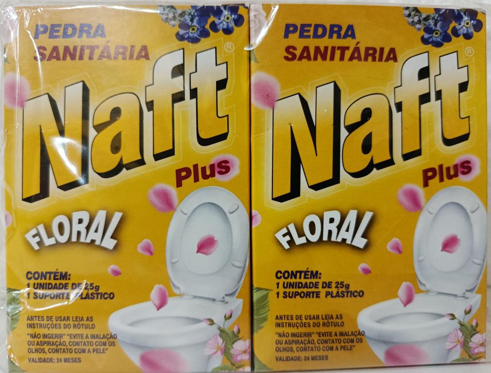 PEDRA SANITARIA NAFT 6X25G  FLORAL