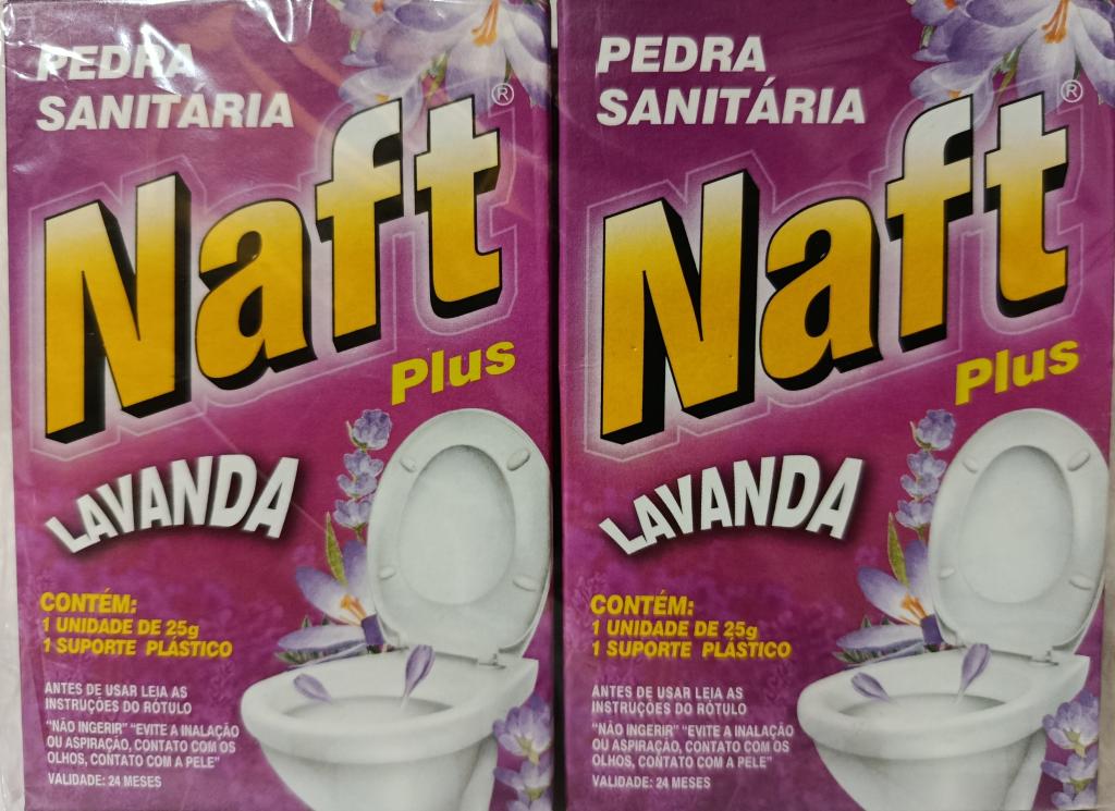 PEDRA SANITARIA NAFT 6X25G LAVANDA