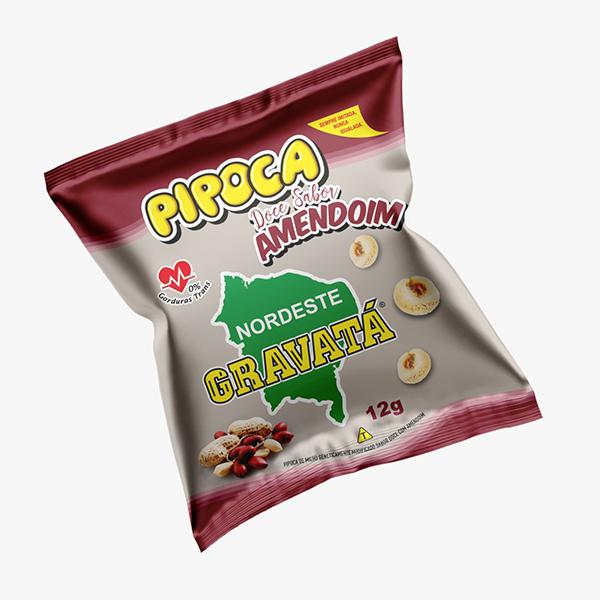 PIPOCA GRAVATA 20X12G AMENDOIM-3493