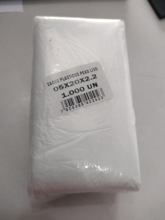 SACOS DINDIN 6X23CM  1000UND