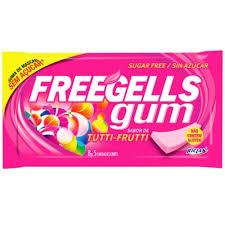 FREEGELLS GUM 15UND TUTTI-FRUTTI - 3461
