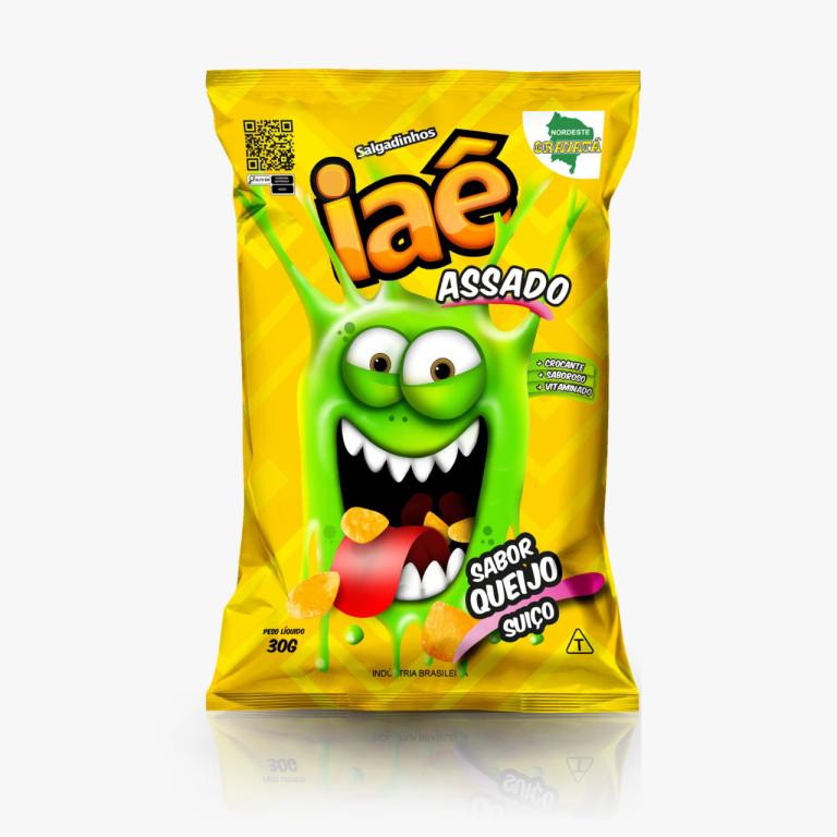 SALGADINHO IAE 10X30G QUEIJO SUIÇO - 3402