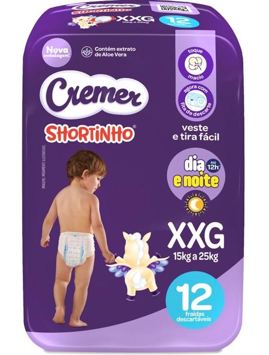 FRALDA CREMER CALÇA XXG 12UND - 3459