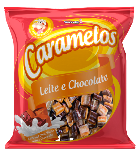 CARAMELO SIMONETTO 500G MEIO A MEIO - 0909