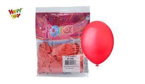 BALAO FOLIA 6.5 LISO 50UND VERMELHO