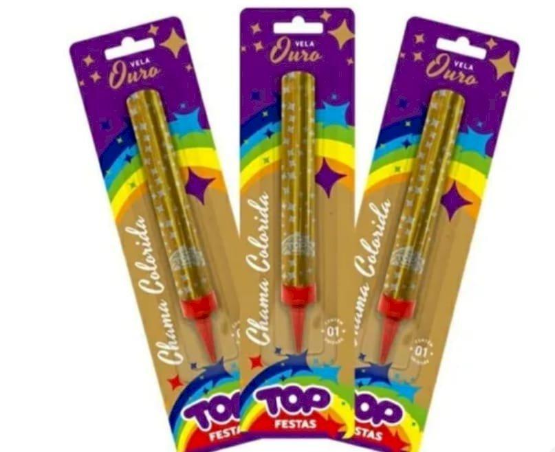 VELA TUFAO OURO - 2874