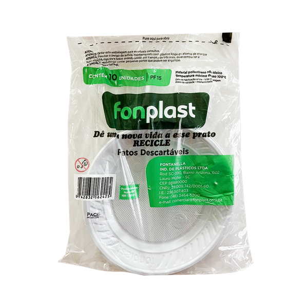 PRATO FONPLAST 10UND 15 FF - 2289