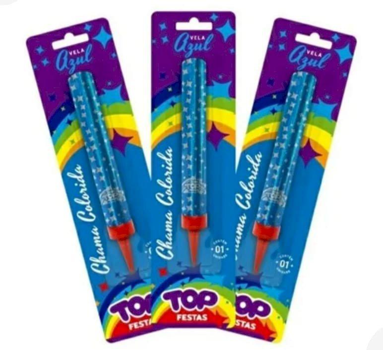 VELA TUFAO AZUL - 2873