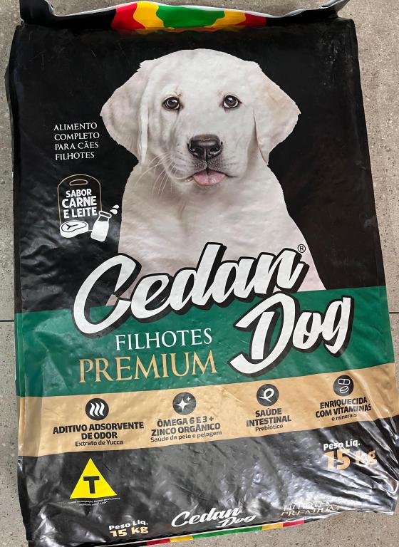 RAÇAO CEDAN DOG 15KG FILHOTE CARNE/LEITE - 3116
