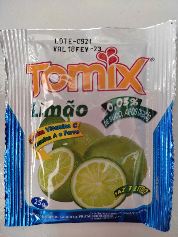 REFRESCO TOMIX 15X25G LIMAO - 2262