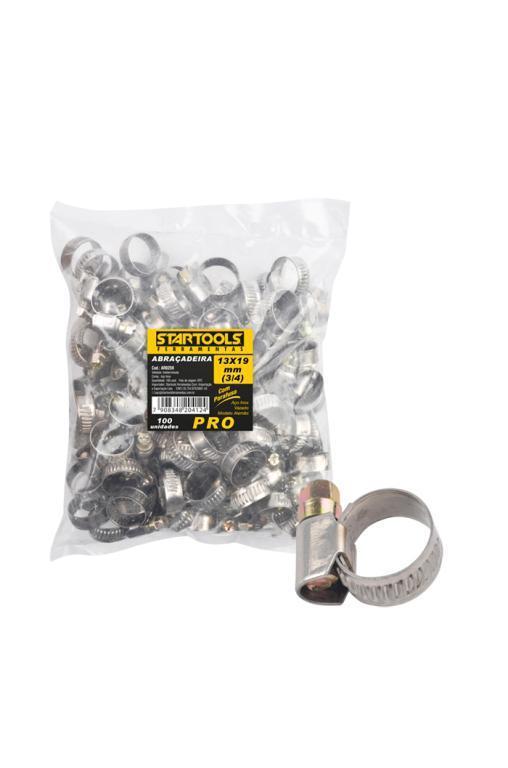 ABRAÇADEIRA INOX AMER. 13X19 MM STARTOOLS