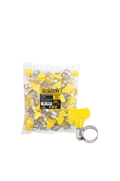 ABRAÇADEIRA INOX AMER. BORBOLETA 10X16 MM STARTOOLS