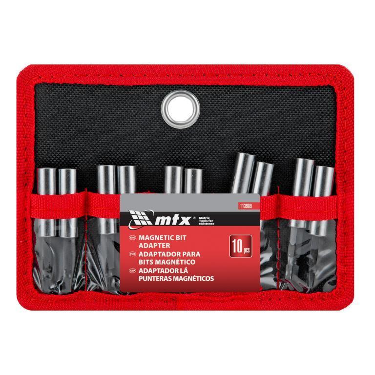 ADAPTADOR MAGNETICO BITS HEXAGONAL 10 PCS MTX