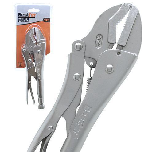 ALICATE DE PRESSAO 10POL CURVO CRV 3PONTOS BESTFER