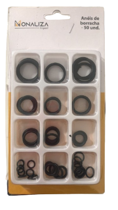 ANEIS O-RING  (50PÇS) MONALIZA