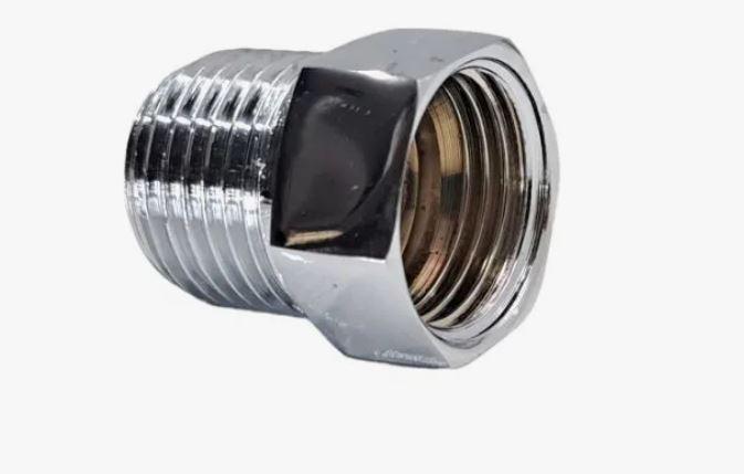 AUMENTO CURTO INOX 3 CM CROMADO 1/2 TD METAIS