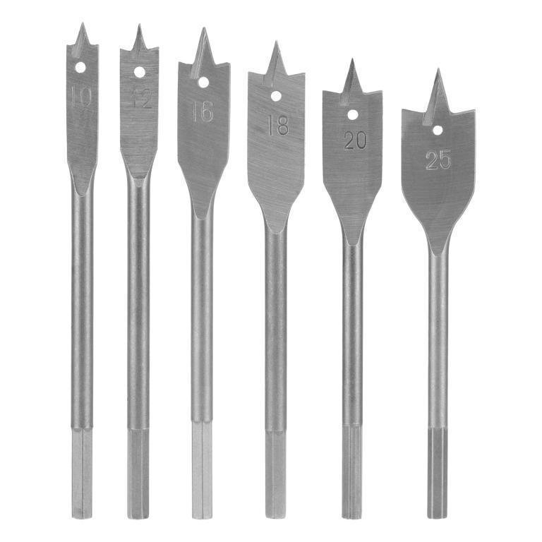 BROCA CHATA PARA MADEIRA (6PÇS) SPARTA REF. 7040555