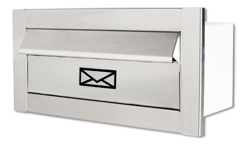 CAIXA DE CORREIO 23 P PRATA INOX PEQUENA REAL