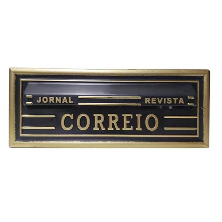 CAIXA DE CORREIO 28 P OURO MURO REAL